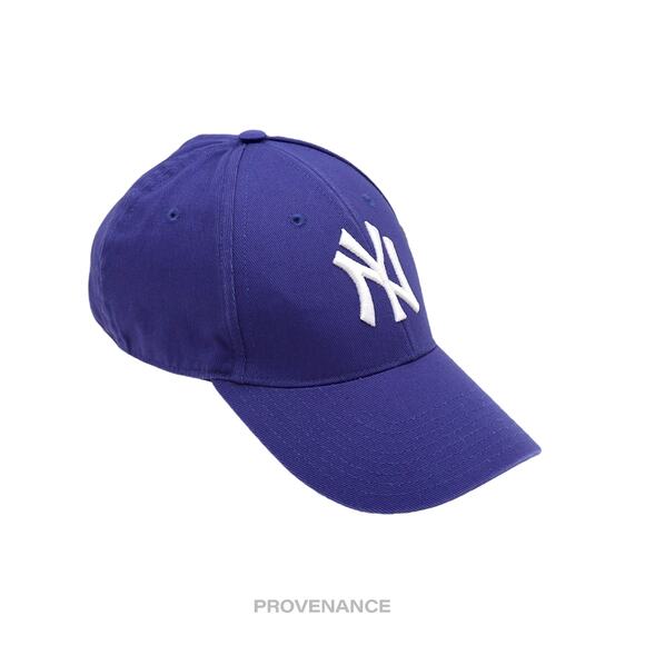 🔴 Gucci x NY Yankees Embroidered Hat Cap - Blue with Moth - Picture 3 of 13